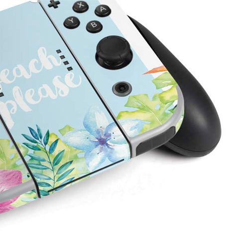 Beach Please Nintendo Switch OLED (2021) Skin